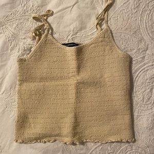 Brandy Melville ruched tank top